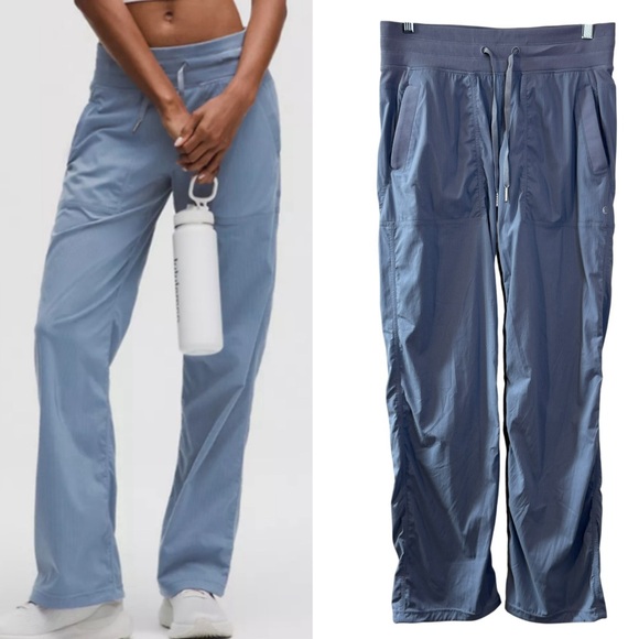 lululemon athletica Pants - LuluLemon Dance Studio Mid-Rise Pant Regular Size 6 Washed Denim LW5GGYR.0